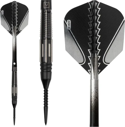 Vista 9 de Viper Juego de dardos de conversión de punta suave o acero profesional de tungsteno de flujo negro al 90%