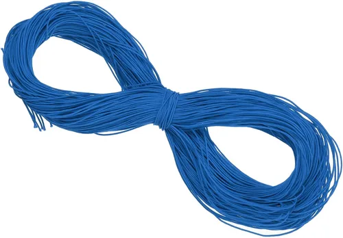 Vista 56 de PATIKIL Cuerda elástica elástica de 109 yardas (328.1 ft), cuerda elástica pesada de 0.059 in, albaricoque para manualidades, correas de gancho