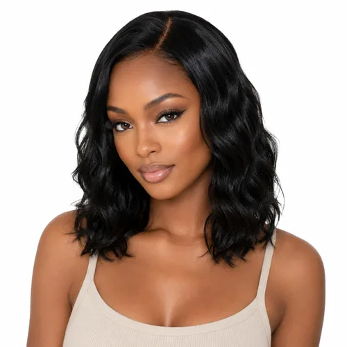 Vista 22 de Pelucas de cabello humano rizado profundo, parte lateral, encaje frontal precortado, encaje frontal para usar y llevar, peluca sin pegamento