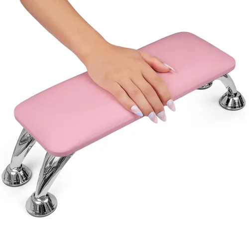 Vista 9 de Reposabrazos para tecnología de uñas, reposabrazos de uñas fácil de limpiar, reduce el dolor de espalda para tecnología de uñas, reposabrazos