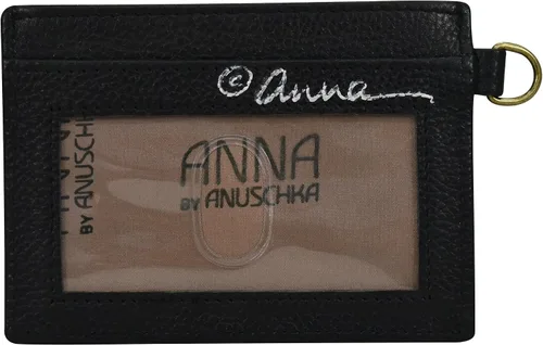 Vista 2 de Anna by Anuschka Tarjetero de crédito 1825 para mujer, Azul Elephant