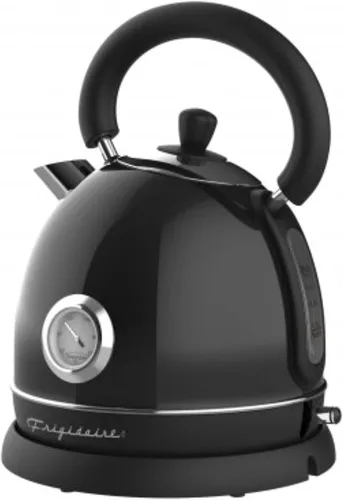 Vista 4 de CULINARY CHEF Tetera eléctrica retro con tecnología Speed Boil, sin BPA, 1.8, acero inoxidable, color negro