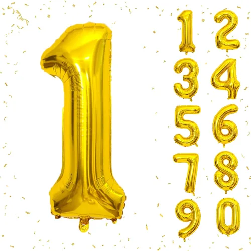 Vista 23 de Globo azul con el número 0, 40 pulgadas, Mylar premium, reutilizable, para decoración de fiesta de cumpleaños
