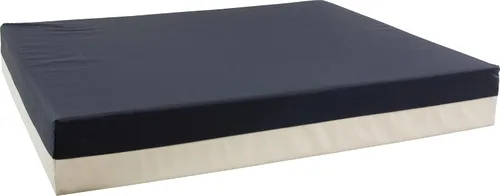Vista 2 de Roscoe Medical almohadón de espuma para silla de ruedas, Azul/gris, 1