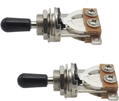 Vista 7 de Interruptor selector de palanca de 3 vías para guitarra eléctrica, interruptor de pastilla de 2 piezas, accesorios de guitarra metal body