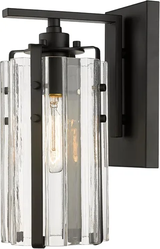 Vista 10 de Z-Lite 3036-1S-PN Alverton - Aplique de pared, 1 luz, 100 vatios, níquel pulido plateado