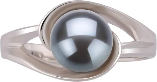 Vista 3 de Clare Black 6-7mm AAA Quality Freshwater 925 Sterling Silver Cultured Pearl Ring For Women