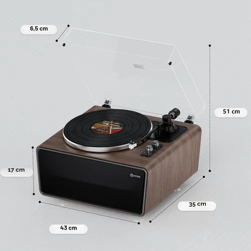 Vista 7 de Reproductor de discos de vinilo con altavoces, Bluetooth, AT-3600L, 33/45RPM, grabación de PC
