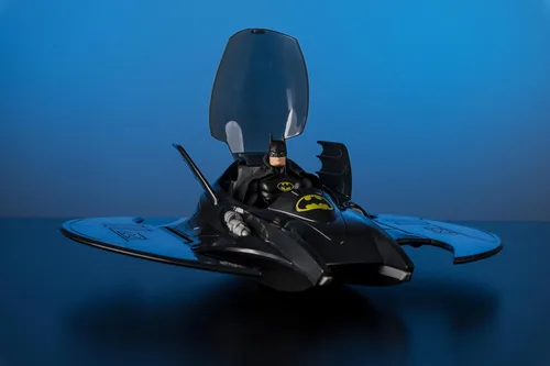 Vista 4 de McFarlane Juguetes - DC Super Powers Batman con Batwing y Whirlybat, pack de 3, etiqueta dorada, Exclusivo de Amazon