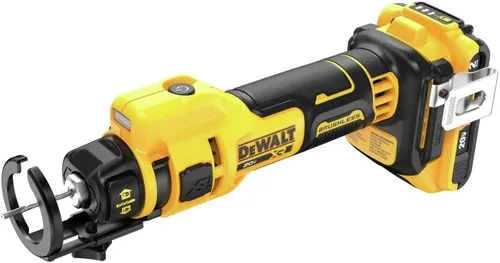 Vista 7 de DEWALT 20V MAX Herramienta de corte para paneles de yeso, herramienta de recorte, 2 baterías y cargador incluidos (DCE555D2)