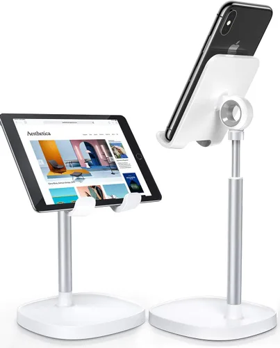 Vista 14 de LISEN - Soporte para teléfono celular, ajustable, accesorios para escritorio de oficina, para todos los teléfonos iPhone, iPhone 15, Switch, Kindle