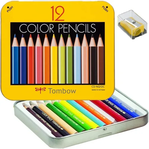 Vista 8 de Tombow CQ-NA12C - Lápices de colores NA 12 colores en caja de papel