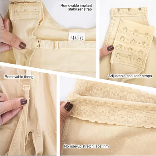 Vista 7 de MD 0085 Slimming Firme Body Shaper para Mujer Fajas Colombianas para Mujer