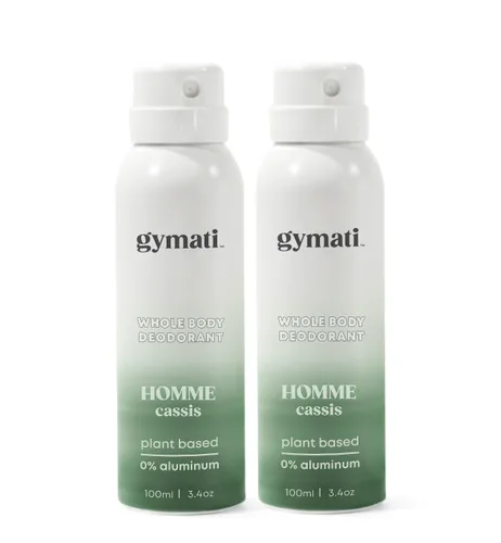 Vista 20 de Gymati Desodorante corporal natural en aerosol sin aluminio, unisex, paquete de 2