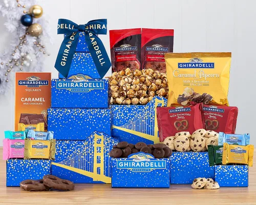 Vista 2 de La torre de chocolate gourmet de Wine Country Gift Baskets