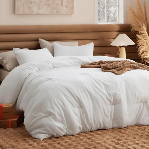 Vista 25 de Bedsure Juego edredón suave prelavado individual/individual XL, 365 días, cálido relleno alternativo GentleSoft™, 1 edredón ligero:68x88 pulgadas