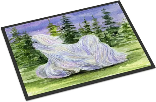 Vista 60 de Caroline's Treasures SS8220MAT - Felpudo afgano de 18 x 27 pulgadas, para interiores y exteriores, para entrada, antideslizante, lavable, de pelo