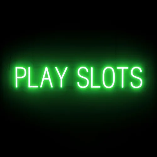 Vista 31 de SpellBrite Letrero de WIN CASH para empresas Ranuras y letreros relacionados con juegos con aspecto de neón, luz LED azul 17.5 x 15.0 pulgadas