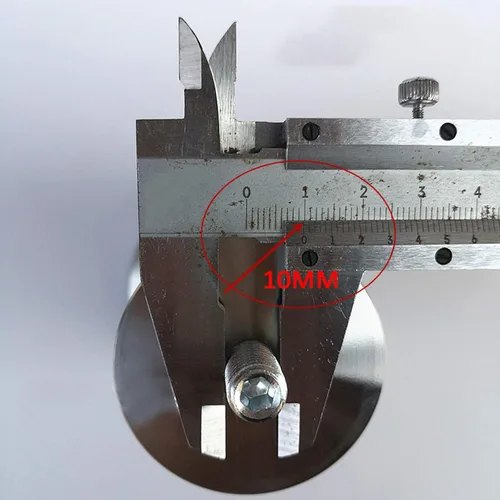 Vista 6 de Patas ajustables para muebles de barra roscada M10, patas de cama de acero inoxidable cepillado, patas de mesa de vidrio, patas de repuesto