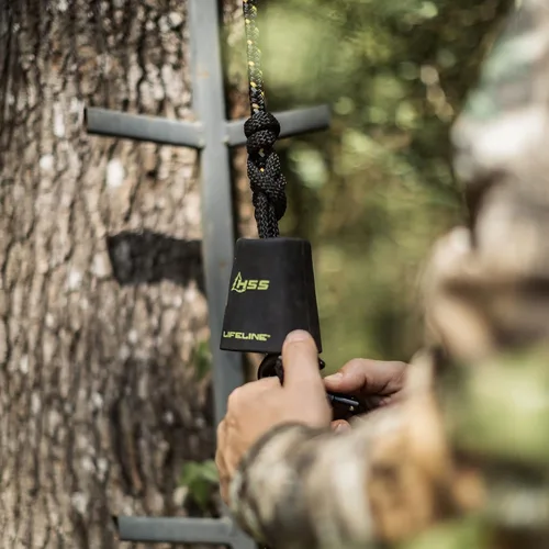 Vista 4 de Hunter Safety System Lifeline – Treestand Safety Rope System with Ground-to-Stand Fall Protection & Silent Climbing