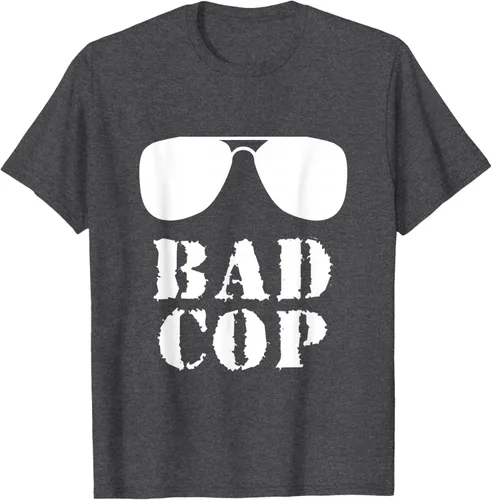 Vista 36 de Bad Cop Funny Police - Camiseta a juego para padre e hijo, Negro, S