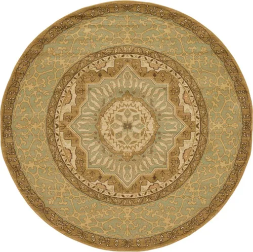 Vista 29 de Unique Loom Palace Collection - Alfombra Saray (2 pies x 3 pies 1 pulgada, rectangular, crema/marrón claro)