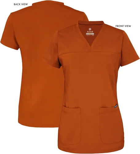 Vista 5 de Adar Pro - Ropa quirúrgica para mujer, camisa con cuello en V