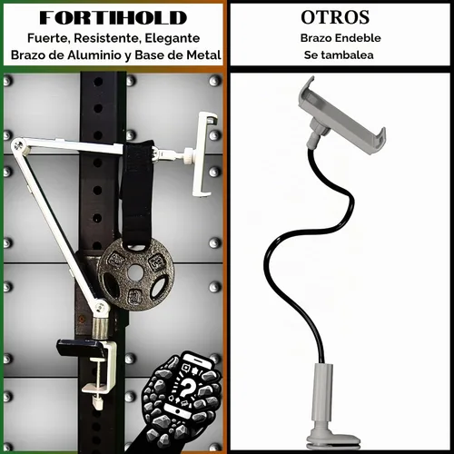 Vista 5 de Soporte para monitor portátil de 16 pulgadas, soporte de aluminio resistente con ajuste de ángulo infinito, gestión de cables integrada, compatible