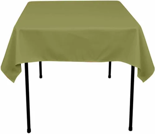 Vista 37 de Mantel cuadrado de poliéster 72"x72" (azul Acqua)
