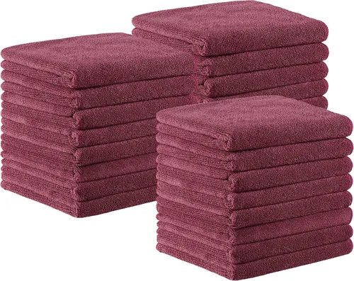 Vista 8 de Arkwright Toallas de salón a prueba de blanqueador a granel - Paquete de 24 - Ultra suave, microfibra suave, toalla facial de spa altamente