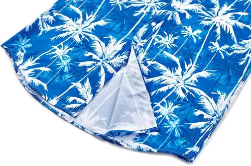 Vista 7 de EUOW - Camisas hawaianas para hombre de manga corta con botones, estampadas para la playa y el verano