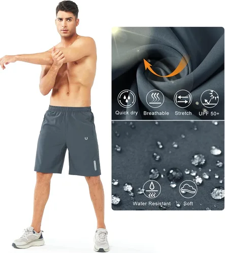 Vista 4 de NORTHYARD - Pantalones cortos deportivos para correr para hombres, ligeros, de secado rápido, 7, 5 o 9 pulgadas, para senderismo, deportes, gimnasio