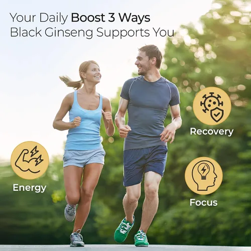 Vista 6 de GeumHeuk Extracto de ginseng negro coreano cada ginseng Plus. Bolsas de barra de 0.35 oz x 30. Apoyo inmunológico, refuerzo de energía, recuperación