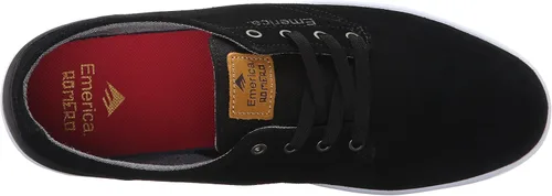 Vista 5 de Emerica Zapatos de patinaje Romero con cordones, Gris oscuro