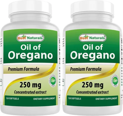 Vista 8 de Best Naturals Aceite de orégano 250 mg cápsulas blandas, 120