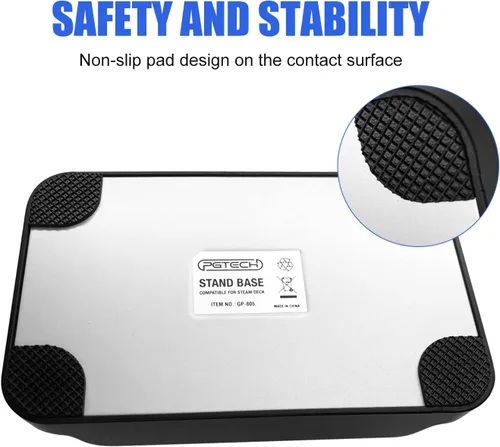 Vista 4 de IQIKU Soporte de plataforma de vapor, base de soporte con almohadilla de silicona antideslizante para cubierta de vapor, iPad, iPhoneinterruptor