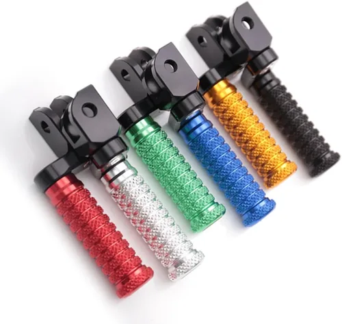 Vista 4 de MC MOTOPARTS POLE - Clavijas de pie delanteras elevadoras de extensión CNC de 0.984 in compatibles con YZF R3 2015-2017
