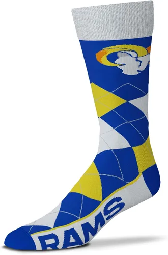Vista 5 de FBF NCAA - Calcetines unisex para adultos, diseño de rombos
