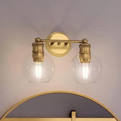 Vista 9 de Urban Ambiance Aplique de pared vintage de lujo, tamaño pequeño: 9.5 pulgadas de alto x 6.5 pulgadas de ancho, con elementos de estilo americano