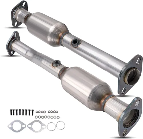 Vista 42 de PHILTOP Convertidor Catalítico de Ajuste Directo para Murano 2009 2010 2011 2012 2013 2014 3.5L, Cáscara de Acero Inoxidable Aluminio 203-1010