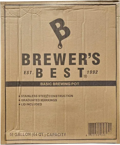 Vista 4 de Los cerveceros de 16 galones mejor olla de cerveza básica