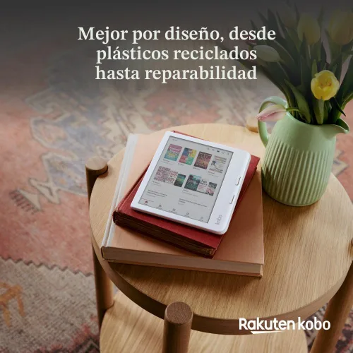 Vista 6 de Kobo Libra Colour eReader Pantalla Kaleido™ 3 de tinta E sin deslumbramiento de 7 pulgadas Opción de modo oscuro Audiolibros Resistente al