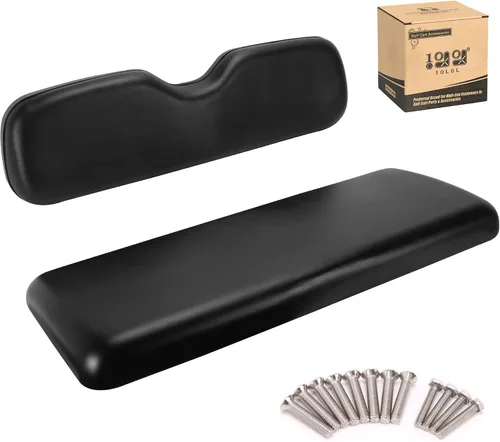 Vista 8 de 10L0L Cojines traseros universales de repuesto para EZGO Club Car Yamaha Golf Cart Cojín asiento trasero dedicado para asientos traseros abatibles