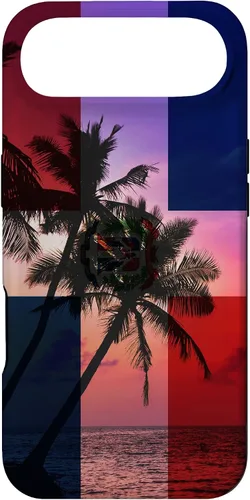 Vista 27 de Tropical Ocean Dominican Republic Flag - Dominican Pride Case for iPhone 17