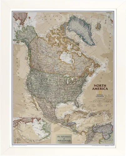 Vista 16 de Push Pin Travel Maps Pósteres e impresiones personalizables – Gris granero – Mapa de pines enmarcado personalizado, llega listo para colgar con 150