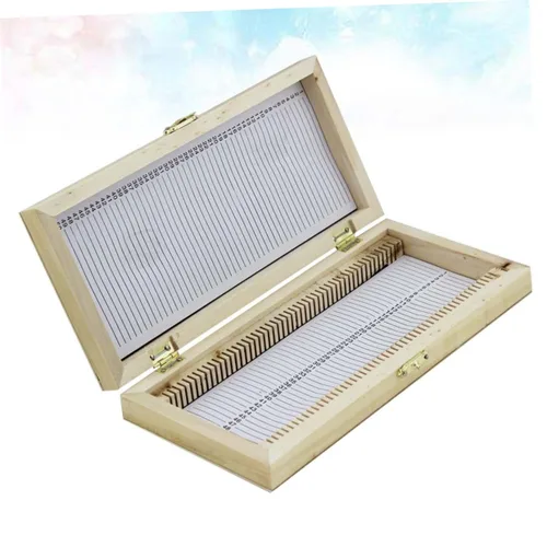Vista 3 de GLEAVI Caja de muestras de diapositivas Caso Cajas Organizadoras Diapositivas de vidrio negro Accesorios y accesorios Diapositivas de diapositivas