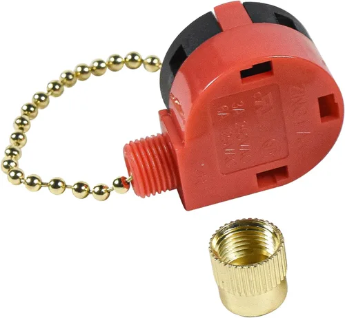 Vista 5 de HQRP Interruptor de 3 velocidades de 4 cables compatible con Hunter, Hampton Bay, Harbor Breeze, Westinghouse - Interruptor de cadena de tracción