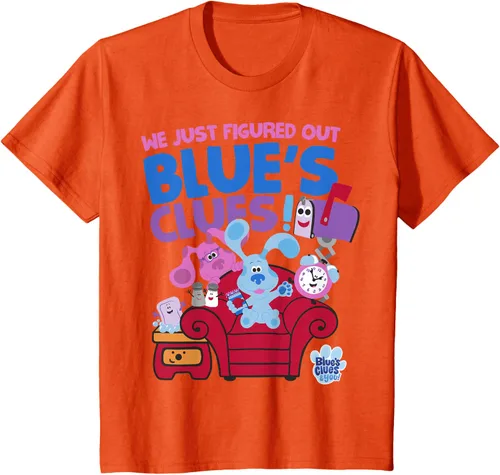 Vista 27 de Blue's Clues & You Group Shot Just Figured Out Blue's Clues Camiseta Negro