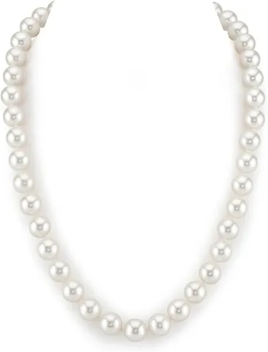 Vista 19 de The Pearl Source Real Pearl Necklace for Women with AAA+ Quality Round White Freshwater Genuine Cultured Pearls
