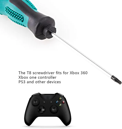 Vista 2 de massmall 1pieza Torx Destornillador T8La seguridad Tornillo Herramienta de reparación para Xbox 360Controller